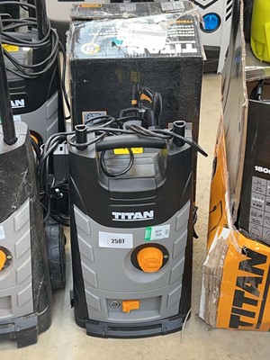 Lot 2507 - 2 Titan TTB1800PRW electric pressure washers,...