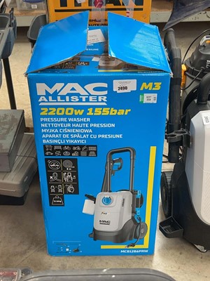 Lot 2490 - Boxed Mcallister M3 155 bar electric pressure...