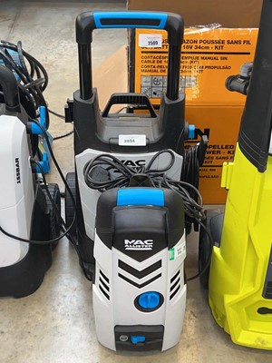 Lot 2494 - 2x Mcallister electric pressure washers, NO...