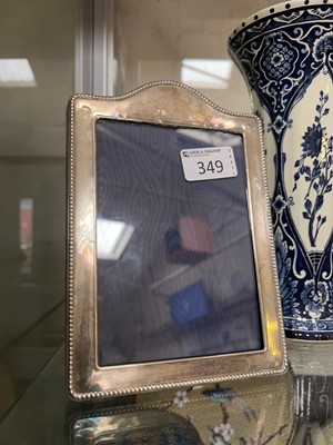 Lot 349 - A silver hallmarked photo frame