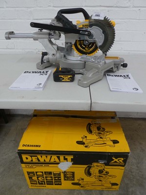 Lot A Dewalt DCS365M2 184mm 18V cordless single...