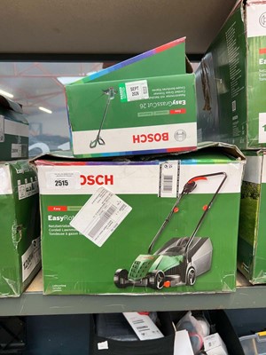 Lot 2515 - Boxed Bosch easy rotak electric lawnmower with...