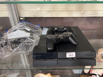 Lot 363 - A Sony Playstation 4 with one PS4 controller,...