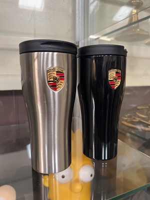 Lot 364 - Two Porsche branded flasks