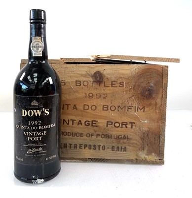 Lot 205 - A case of 5 bottles of Dow's Quinta Do Bomfim...