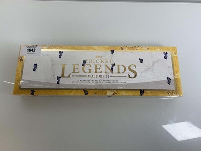 Lot 1642 - Topps Cricket Legends Volume II Box