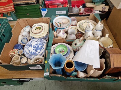 Lot 478 - Three trays of mostly ceramic ware to include...