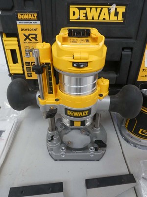 Lot A cased Dewalt DCW600 type 2 18v XR brushless...
