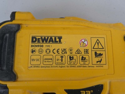 Lot A cased Dewalt DCN930 type 1 18v XR brushless...
