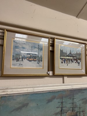 Lot 64 - Two framed and glazed limited edition prints...