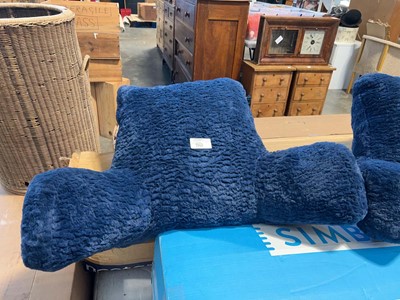 Lot 1143 - Navy blue body pillow