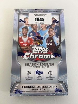 Lot 1645 - Topps Chrome UEFA Club Competitions 2025/26...