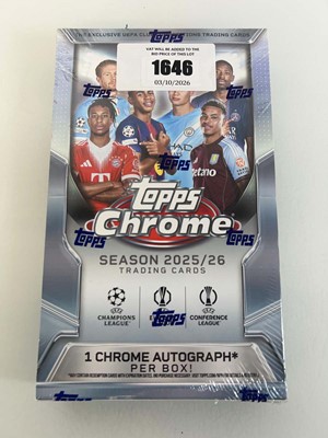 Lot 1646 - Topps Chrome UEFA Club Competitions 2025/26...