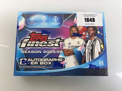 Lot 1648 - Topps Finest UEFA Club Competitions 2025/26...