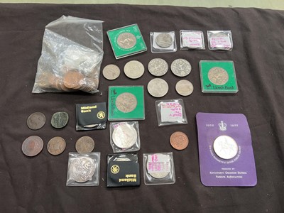 Lot 420 - A bag containing an assortment of coinage from...