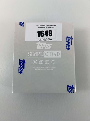Lot 1649 - Topps Simplicidad UEFA Club Competitions...