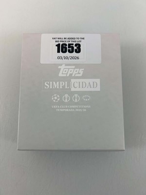 Lot 1653 - Topps Simplicidad UEFA Club Competitions...