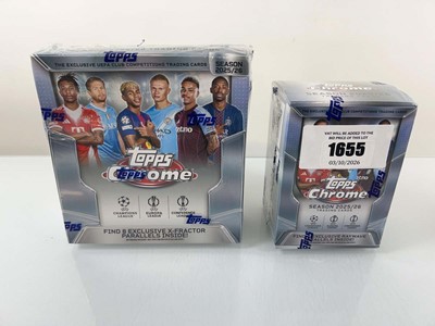 Lot 1655 - (2) Topps Chrome UEFA Club Competitions...