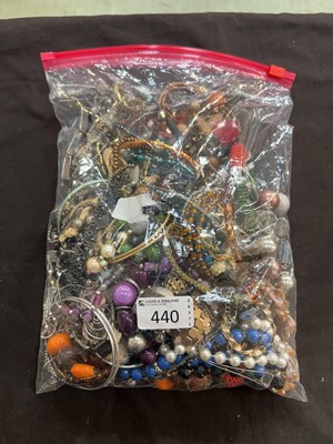 Lot 440 - A bag containing an assortment of costume...