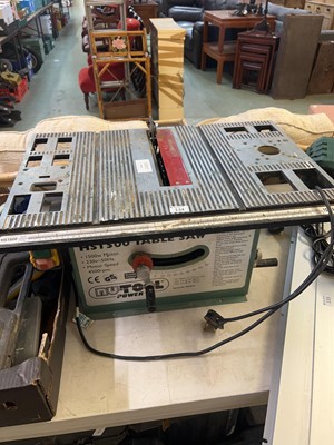 Lot 134 - A Nutool HS1500 table saw