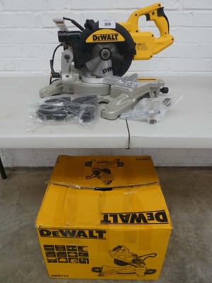 Lot A Dewalt DWS773-GB 240v, 216mm single bevel...