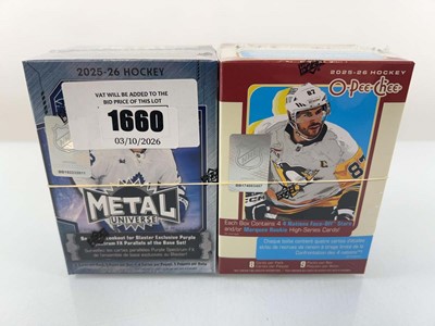 Lot 1660 - (2) Upper Deck Skybox Metal Universe 2025/26...