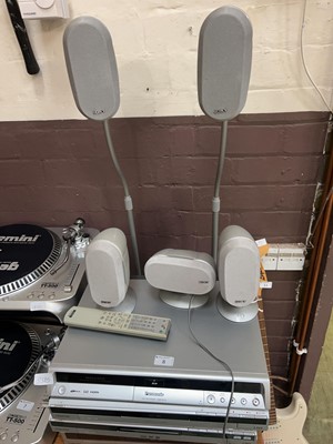 Lot 8 - A Panasonic DVD player along with three Sony...