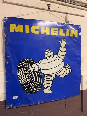 Lot 12 - A metalwork Michelin advertising sign