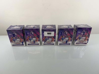 Lot 1663 - 5 Topps Chrome 2026 Premier League Blaster Boxes