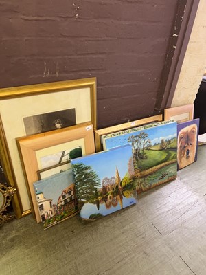 Lot 15 - A quantity of framed and unframed artworks...