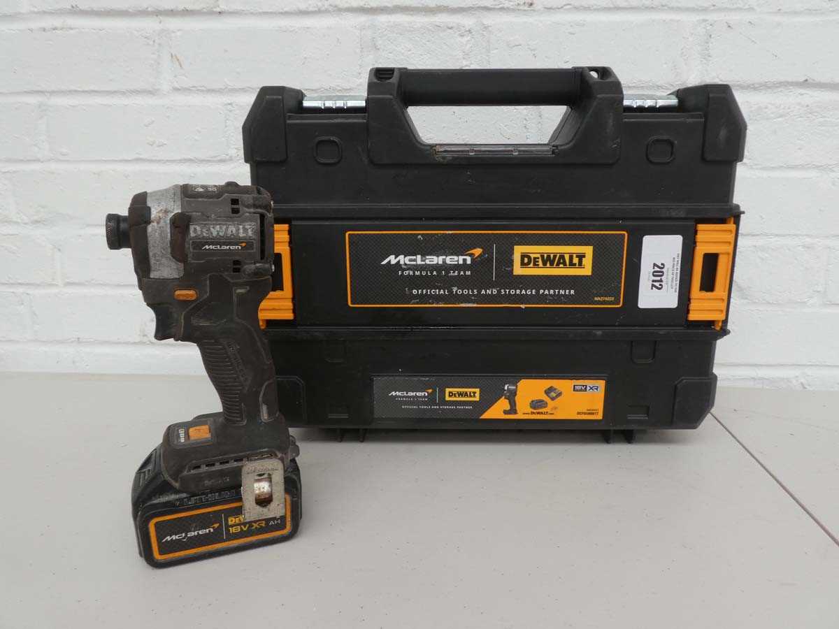 Lot A Cased DeWalt McLaren DCF85MM1T 18v XR...