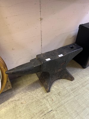 Lot 36 - A weathered black painted, early 20th-century...