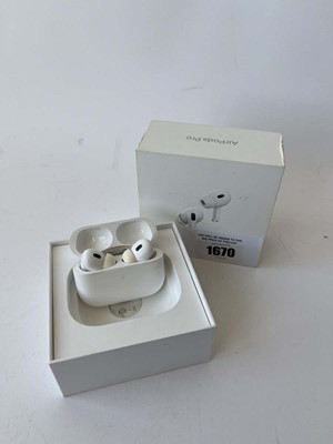 Lot 1670 - Apple AirPods Pro (2nd Generation), boxed