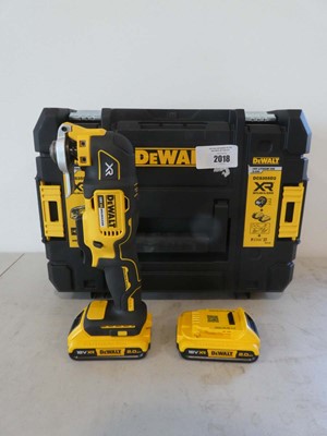 Lot A cased DeWalt DCS355D2 18v XR brushless multi...