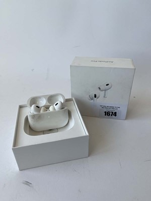 Lot 1674 - Apple AirPods Pro (2nd Generation), boxed
