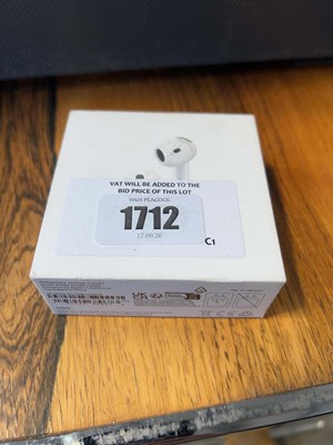 Lot 1712 - Apple AirPods 4 with Active Noise Cancellation,...