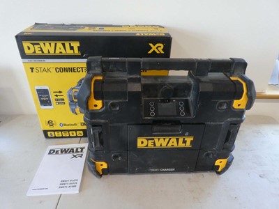 Lot A DeWalt DWST1 18v XR brushless site radio +...
