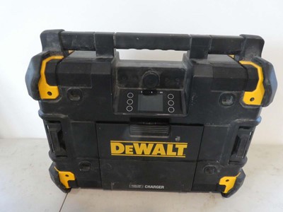 Lot A DeWalt DWST1 18v XR brushless site radio +...