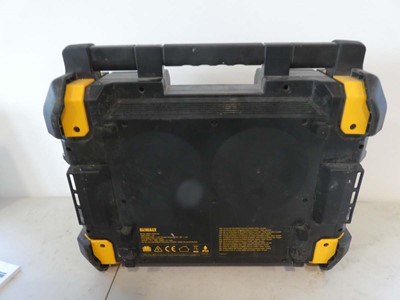 Lot A DeWalt DWST1 18v XR brushless site radio +...