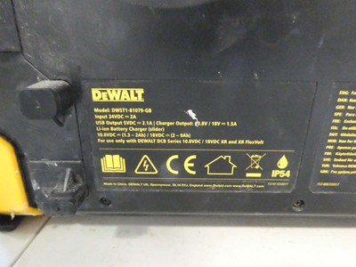 Lot A DeWalt DWST1 18v XR brushless site radio +...