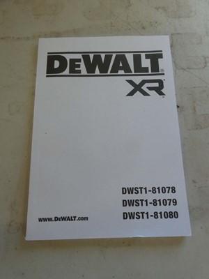 Lot A DeWalt DWST1 18v XR brushless site radio +...