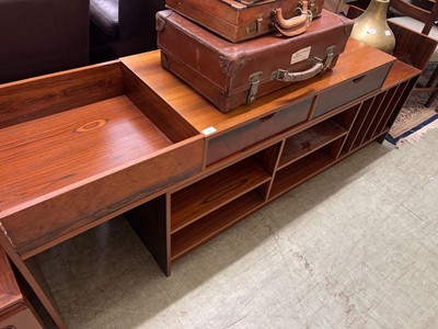 Lot 97 - A mid-20th century adjustable TV/storage unit,...