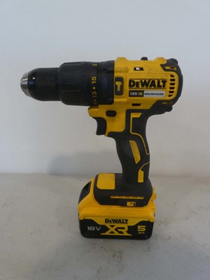 Lot A cased DeWalt DCD778PB2T 18V XR brushless...