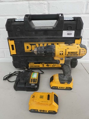 Lot A cased DeWalt DCD778PB2T 18V XR brushless...