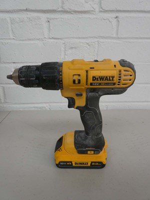 Lot A cased DeWalt DCD778PB2T 18V XR brushless...