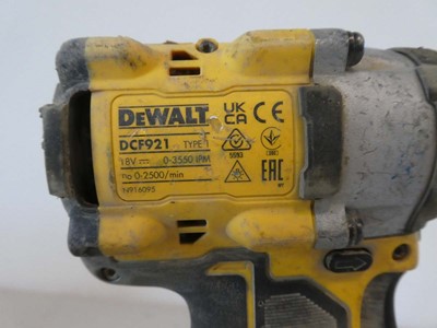 Lot A DeWalt DCF921N 18v XR brushless impact...