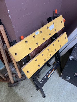 Lot 161 - Two folding workmates