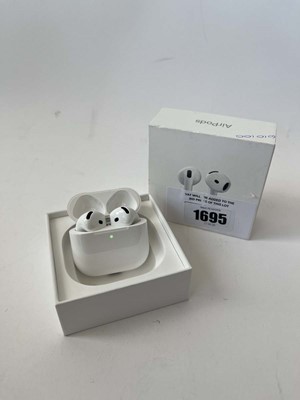 Lot 1695 - Apple AirPods 4, boxed
