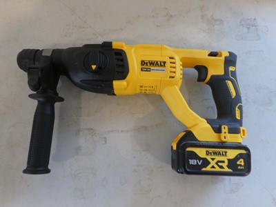 Lot A cased DeWalt DCH033M2 18v XR brushless SDS...