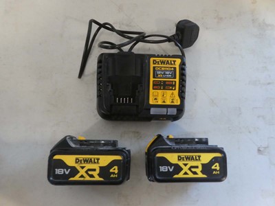 Lot A cased DeWalt DCH033M2 18v XR brushless SDS...